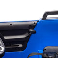 24V Two Seater Kids Ride On Car W Parents Remote Control, Licensed Toyota Lc250,2Wd,110W Motors,With Shovel,Three Point Seat Belt,Slow Start,Speed Adjustment,Bluetooth,Music For Kids Aged 3 . Blue 100 149 Lbs Polypropylene