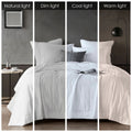 Down Alternative Blanket White King White Polyester