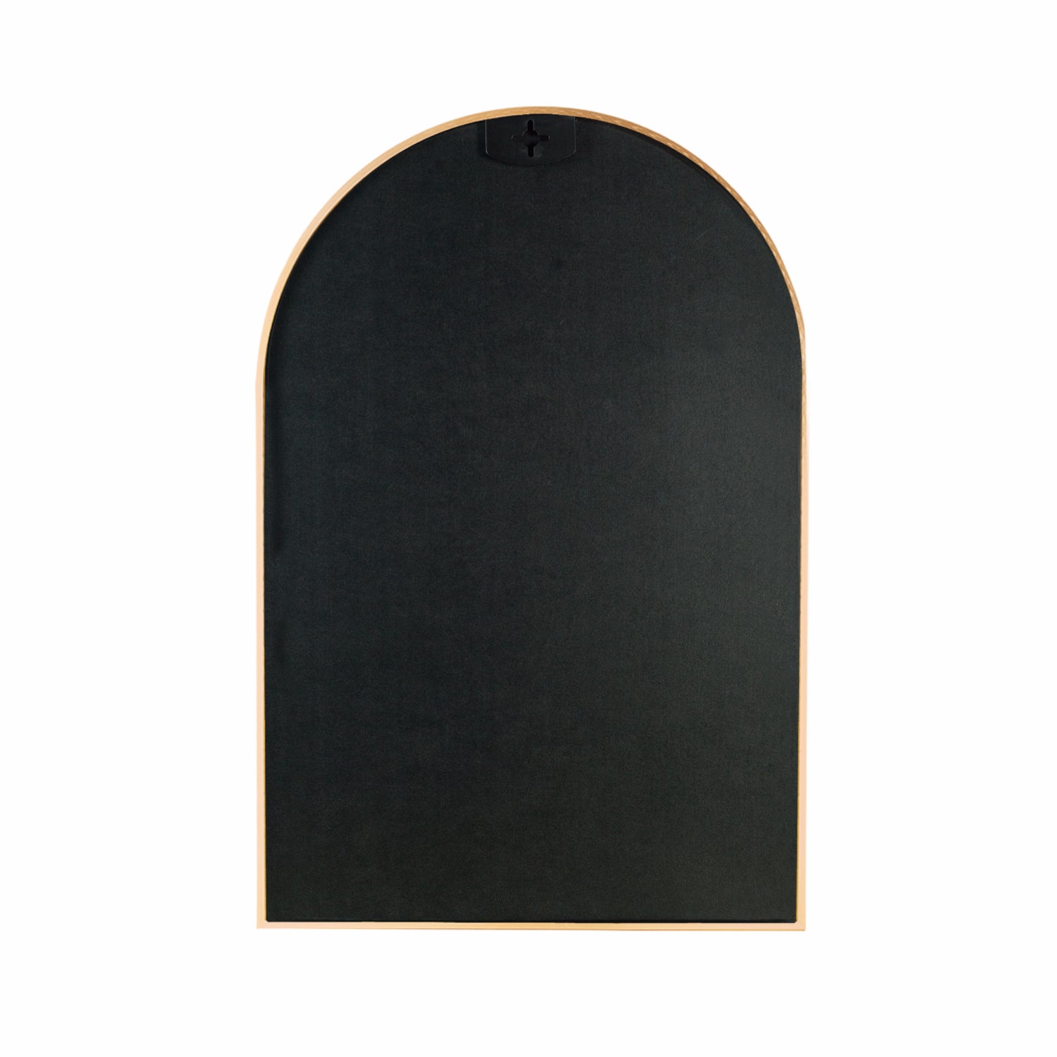Gold 24X32 Inch Metal Arch Barhroom Mirror Gold Classic Mdf Glass Aluminium