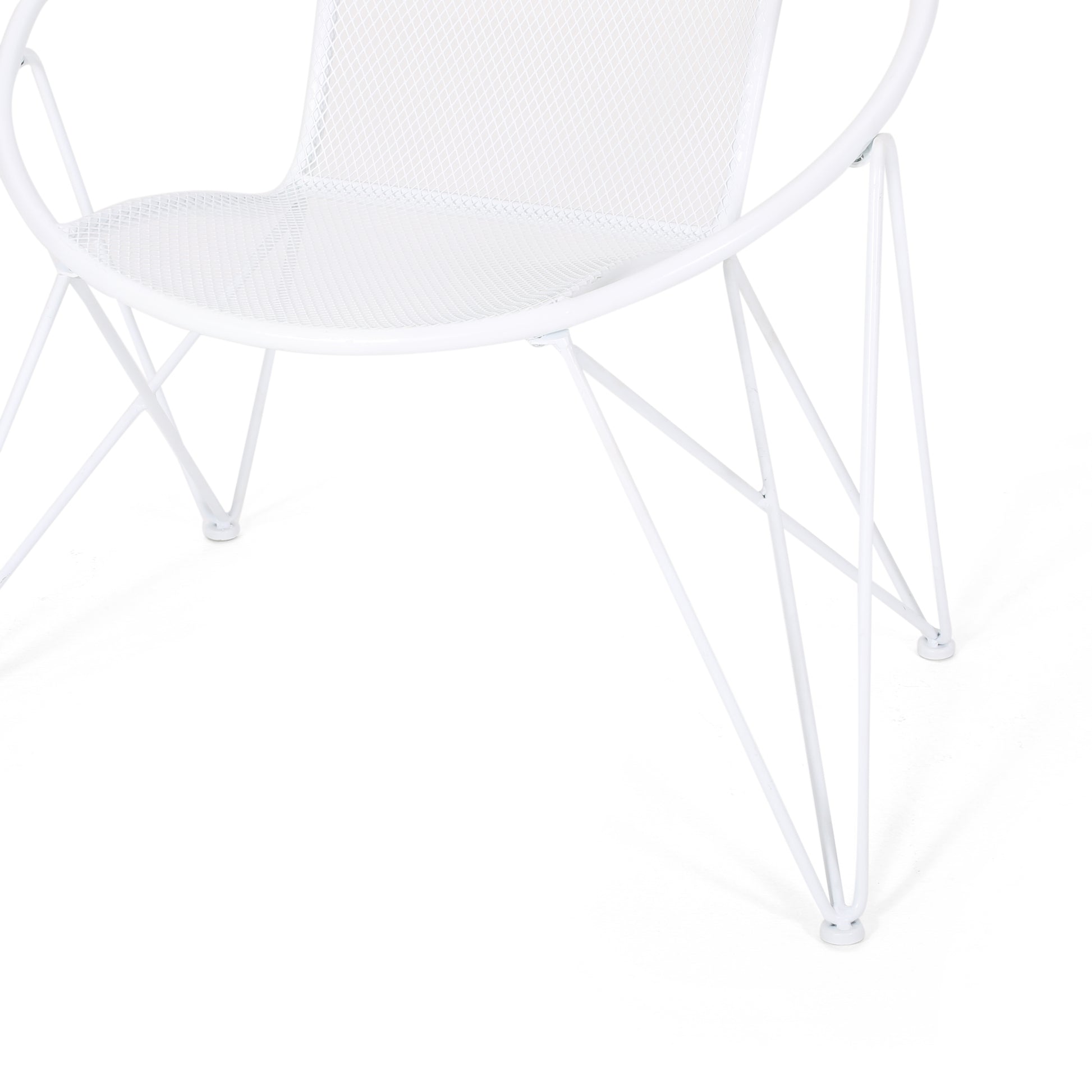 Georgia Chair Set Of 2 White Iron