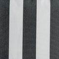 Coronado Stripe Rectangular Pillow Black Fabric