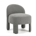 Hoop Gauze Lounge Chair With Sof Cushion And Backrest, Need To Be Assembled, Suitable For Living Room'Bedroomldining Roomgrey 24.5