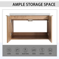 Soft Close Doors Bathroom Vanity With Sink,30 Inch For Small Bathroom,30X18 00630 Imo Kd Packing Imitative Oak Bathroom Modern Plywood Plywood