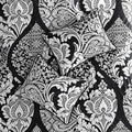 7 Piece Cotton Printed Comforter Set Black Cal King California King Black Polyester