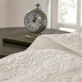 Reversible Bedspread Set Cream Full Cream Cotton