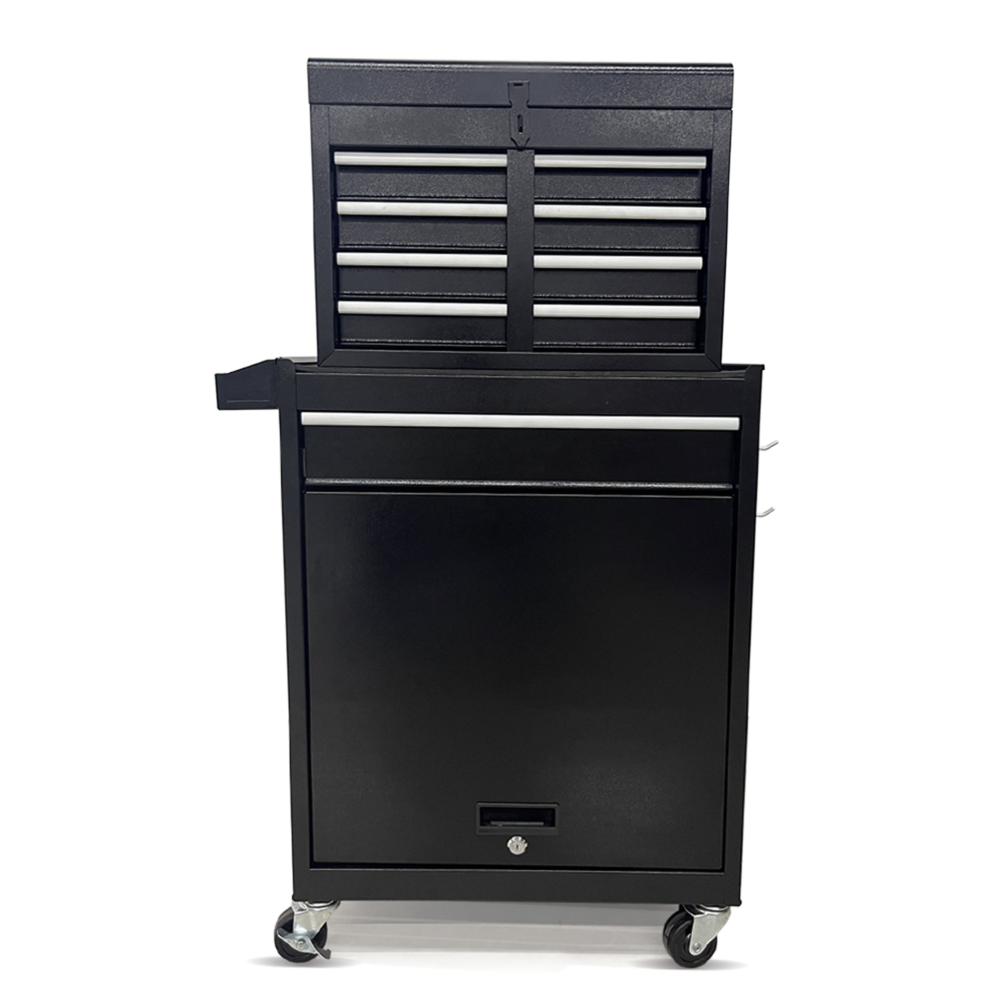 Tool Chest,5 Drawer Rolling Tool Storagecabinet With Enhanced Packaging, Detachabletop Tool Box, Metal Tool Cart For Garageworkshop,Black Black Iron