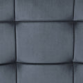 Grey And Sandy Grey Loveseat With Loose Back Grey Velvet Metal Primary Living Space Tufted Back Fabric Metal