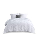 Oversized Down Alternative Comforter White Twin Twin Xl White Nylon