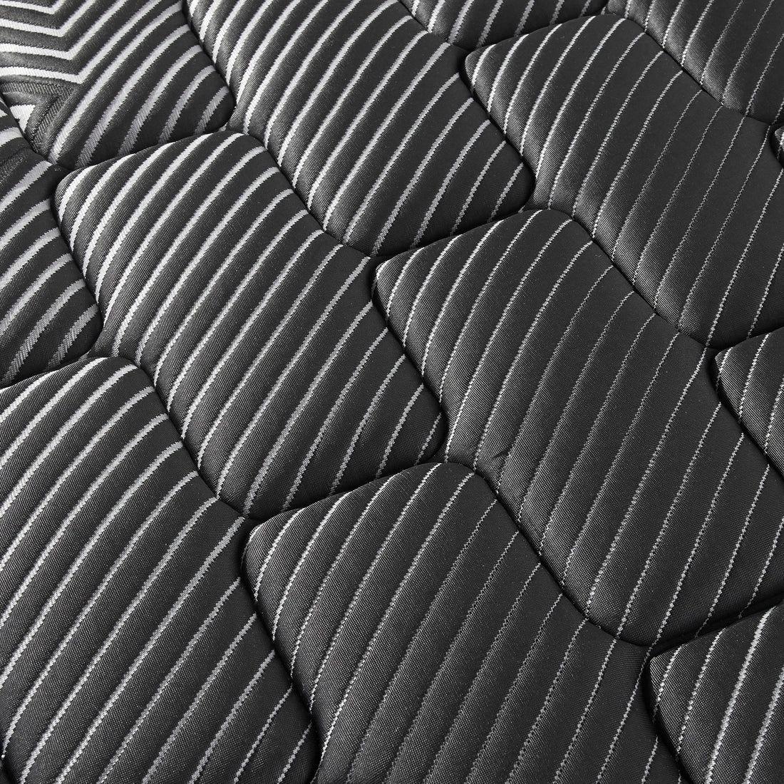 14" Pure Ice Lux Firm Quilted Full Mattress Black Foam Spring Full