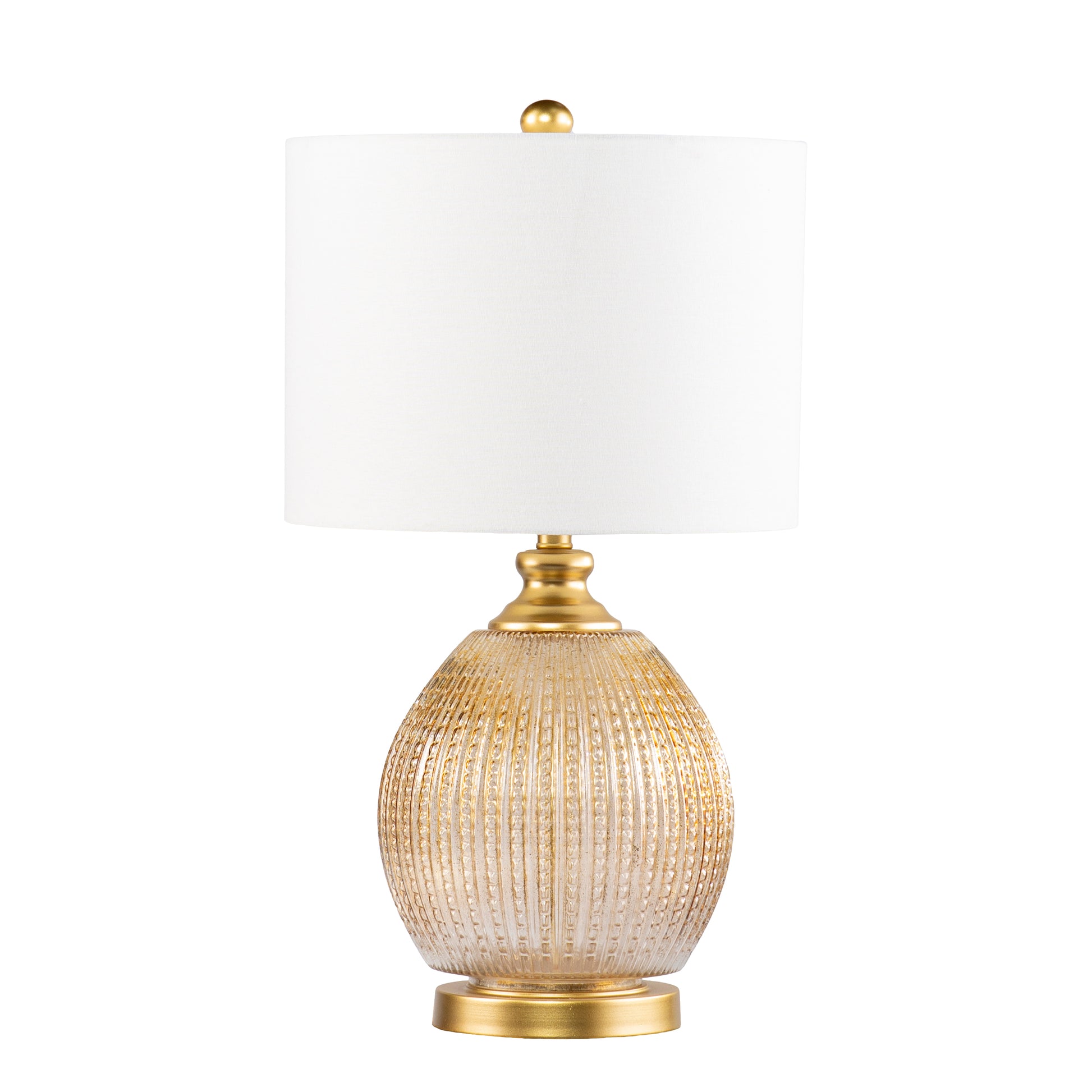 Villanda Table Lamp Gold Glass