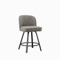 Anaheim Swivel Counter Chair Dark Gray Dark Gray Wood