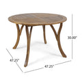 Hermosa 47 Teak Acacia Wood