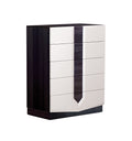 Vios Zebra White Hg Chest White Black Mdf