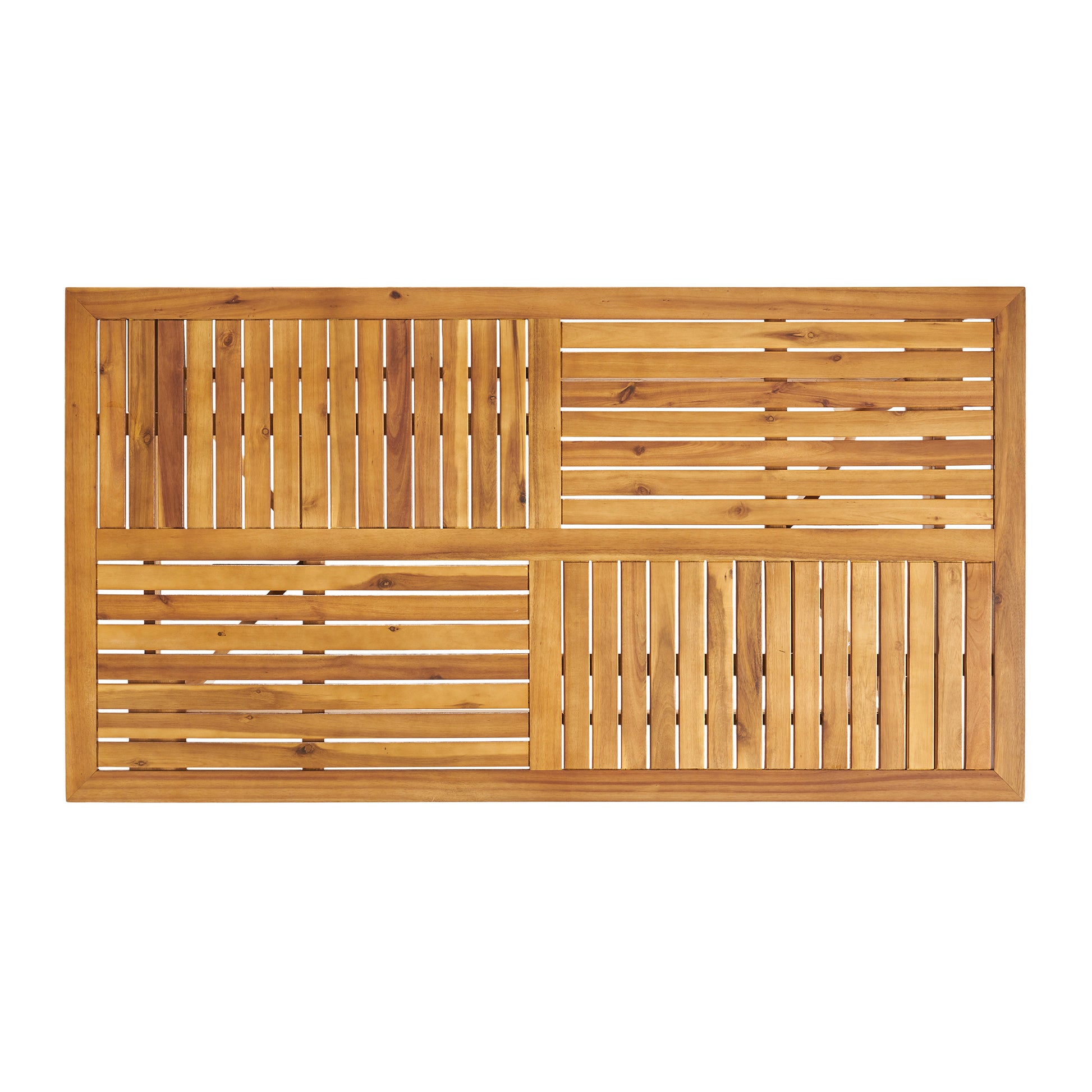 Hermosa 59 Inch Rectangular Wood Table Teak Acacia Wood