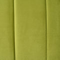 Modern Velvet Accent Chair With Ribbed Detail, Luxury Curved Fully Upholstered Accent Chair, Green No Assembly Needed Green Velvet