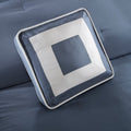 7 Piece Comforter Set Navy Cal King California King Navy Polyester