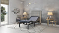 Bt3000 Twin Xl Adjustable Bed Base With Head And Foot Position Adjustment Box Spring Not Required Twin Xl Blue Grey Steel