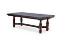Antoinette Ped Table With Leaf Dark Brown Dark Brown Wood
