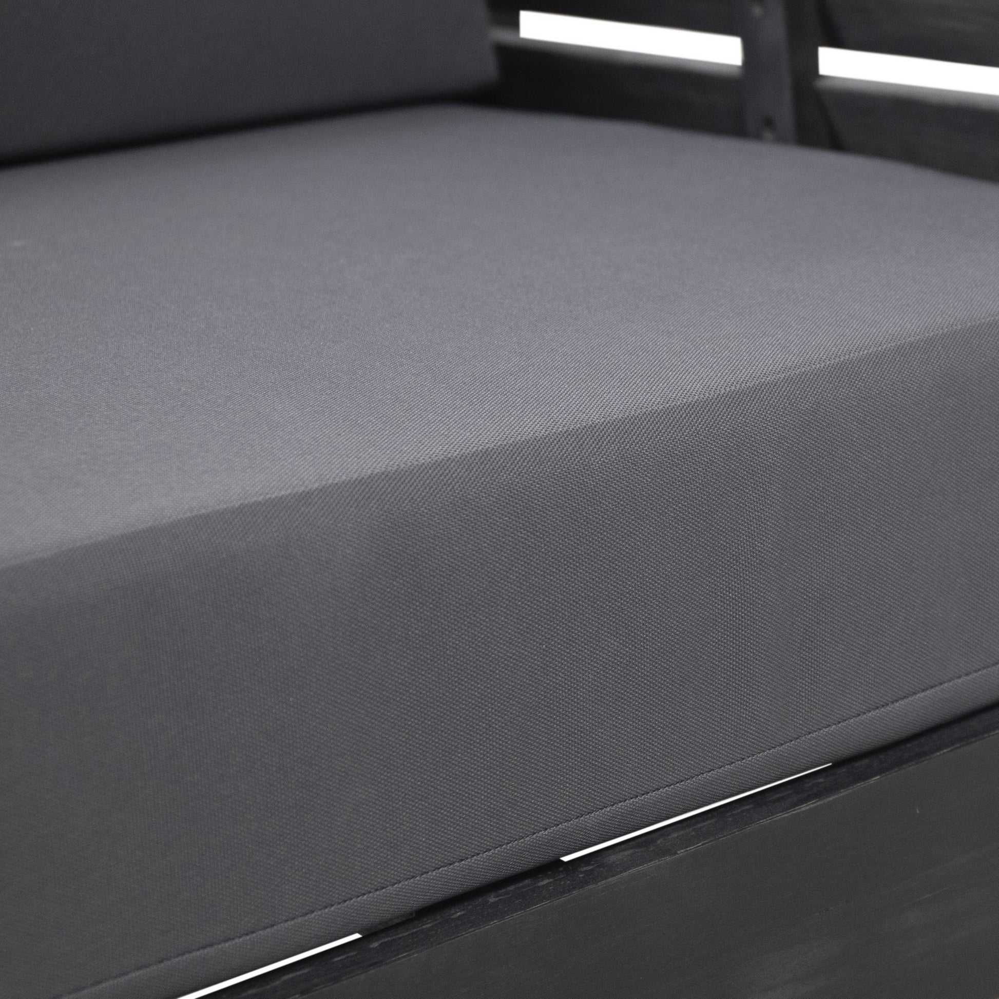 Set Of 2 Outdoor Acacia Wood Club Chairs With Cushions, Dark Gray, 27.75"D X 32"W X 27.75"H Yes Grey Foam Acacia Wood