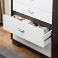 Eloy White & Espresso Finish Chest Espresso,White Mdf