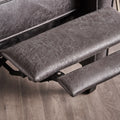 Manual Standard Recliner Slate Microfiber