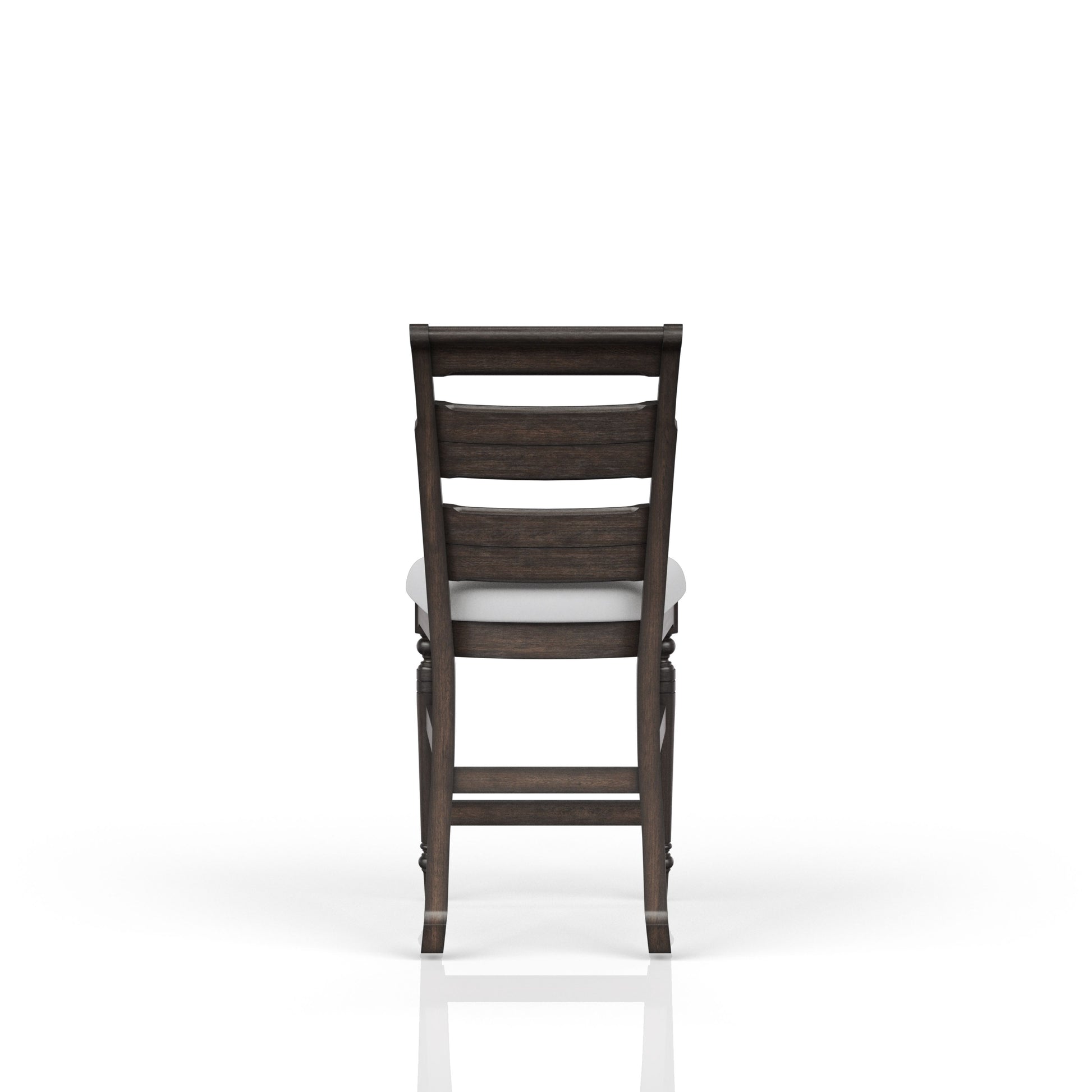 Counter Stool Chocalate Mahogany Solid Wood Mdf