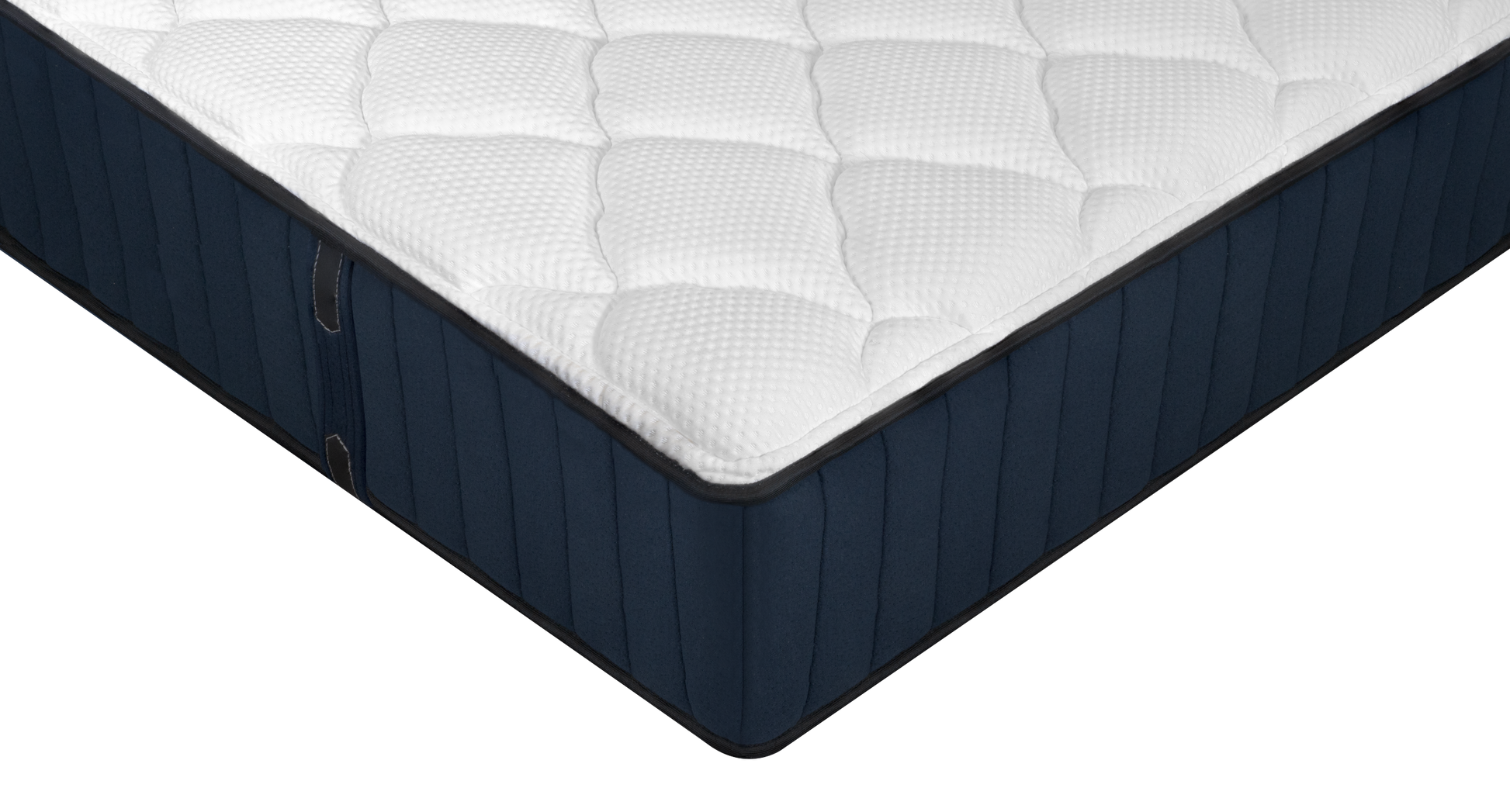 Twin Xl Size Serenity 12" Medium Tight Top Cooling Gel Memory Edge Support Pocket Spring Premium Hybrid Mattress White Black Blue Polyester Foam Spring Twin Xl