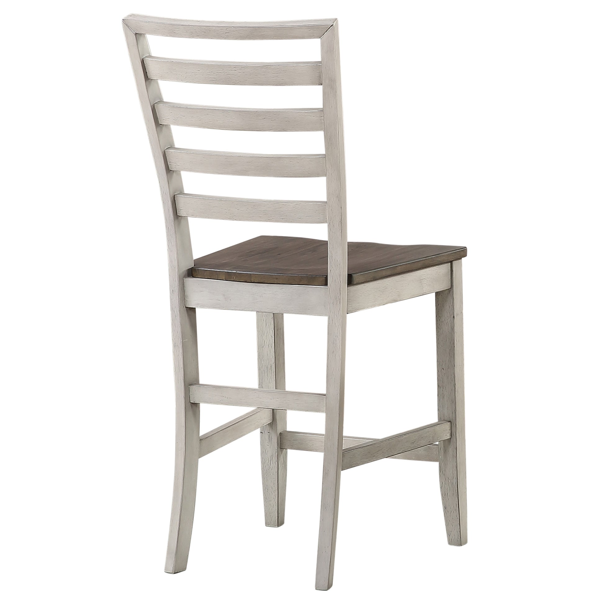 Abacus 5 Piece Dining Set With Drop Leaf Counter Height Table Smoke Grey Smoke Grey Wood