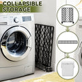 Laundry Basket With Wheels, Rolling Laundry Hamper, Detachable And Washable Lining, Metal Frame, Suitable For Bedrooms, Bathrooms, Laundry Rooms, White White Black 1 Foldable Freestanding Boho