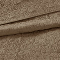 Reversible Bedspread Set Mocha Queen Mocha Cotton
