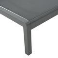 Cape Coral Kd Chaise Lounge Grey Gray Mesh