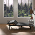 Btx4 King Adjustable Bed Base With Head And Foot Position Adjustment Box Spring Not Required King Black Grey Steel