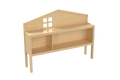 Headboard Storage Cabinet For Full Size Montessori Floor Bed Natural,Freely Collocation Natural Mdf