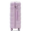 Luggage Sets Model Abs Hardshell 3Pcs Clearance Luggage Hardside Lightweight Durable Suitcase Sets Spinner Wheels Suitcase With Tsa Lock 20''24''28'' Purple Purple Abs