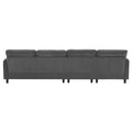 5003E Package Gray Chenille 1 Seat