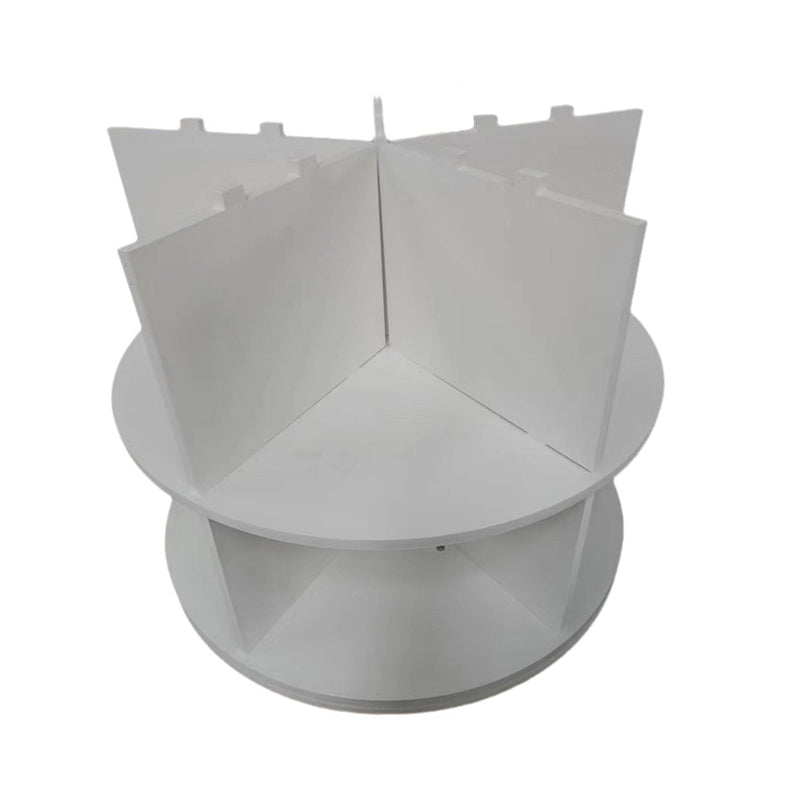 7 Tier Rotating Shoe Rack Tower, Spinning Shoe Display, 360 Shoe Rack Storage Round Carousel, Vertical Handbag Rotate Shoes Closet Organization, Christmas Gift White White Pvc