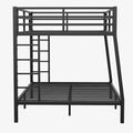 Metal Full Xl Over Queen Bunk Bed For Teens And Adults,Space Saving Noise Reduced No Box Spring Needed Expect Arrive Date 2024 6 27 Full Xl Black Metal