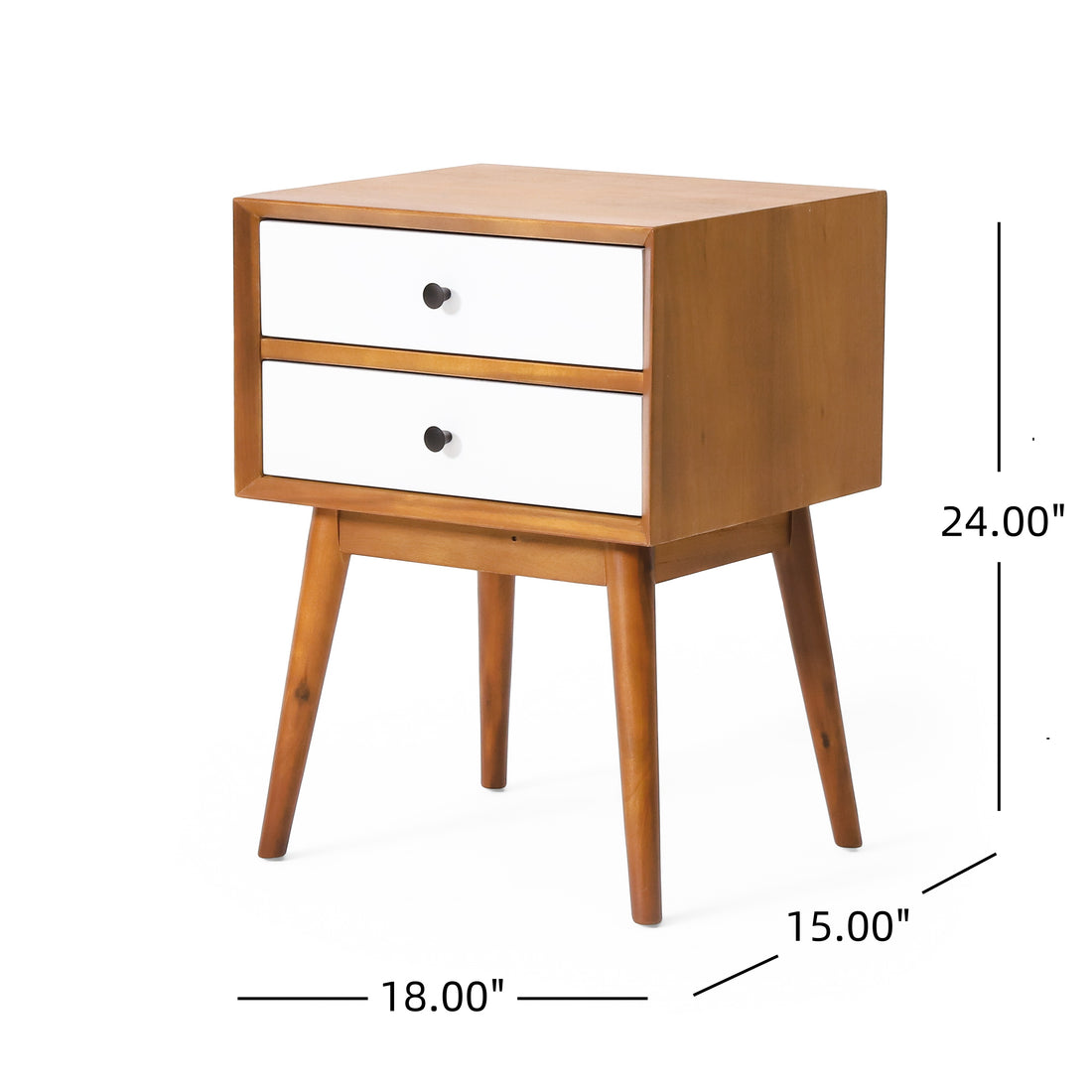 Nightstand Natural Stained Wood