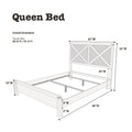 Rustic Contemporary Espresso 1Pc Queen Size Bed Wooden X Design Hb Unique Look Bedroom Furniture Box Spring Required Queen Espresso Espresso Wood Bedroom Contemporary,Modern,Transitional Rubberwood