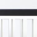 Wooster Toddler Rail In Black And White Black Wood