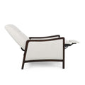 Recliner Chair Beige Fabric