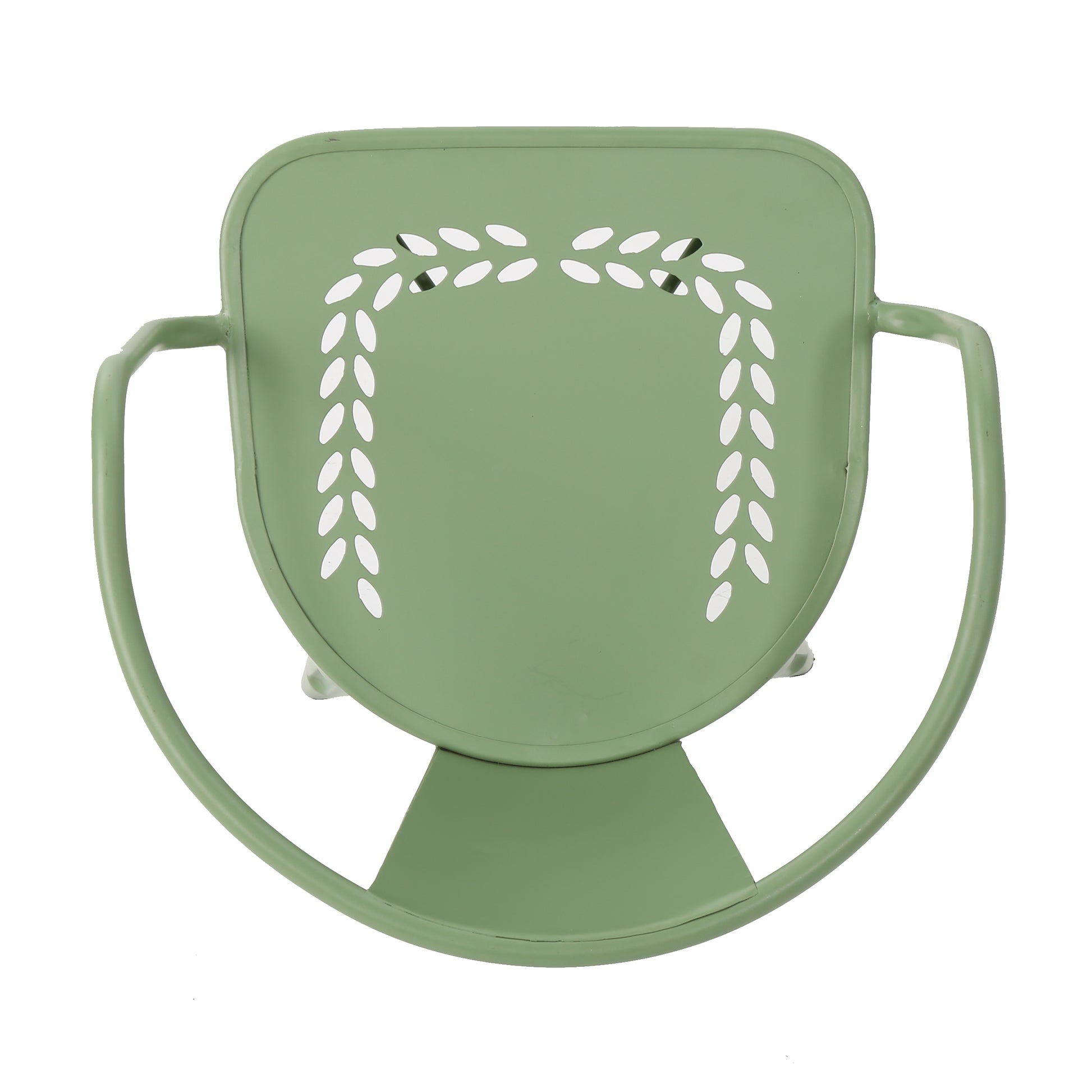 Lourdes 3 Pc Kd Metal Set Green Iron