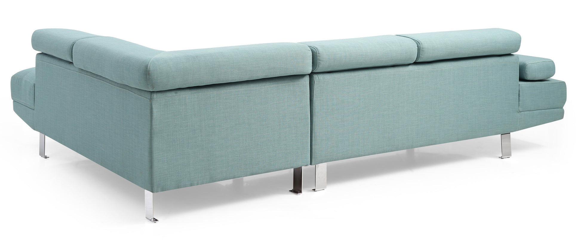 Riveredge G453 Sc Sectional Without Ottoman Teal Teal Foam Fabric 3 Seat