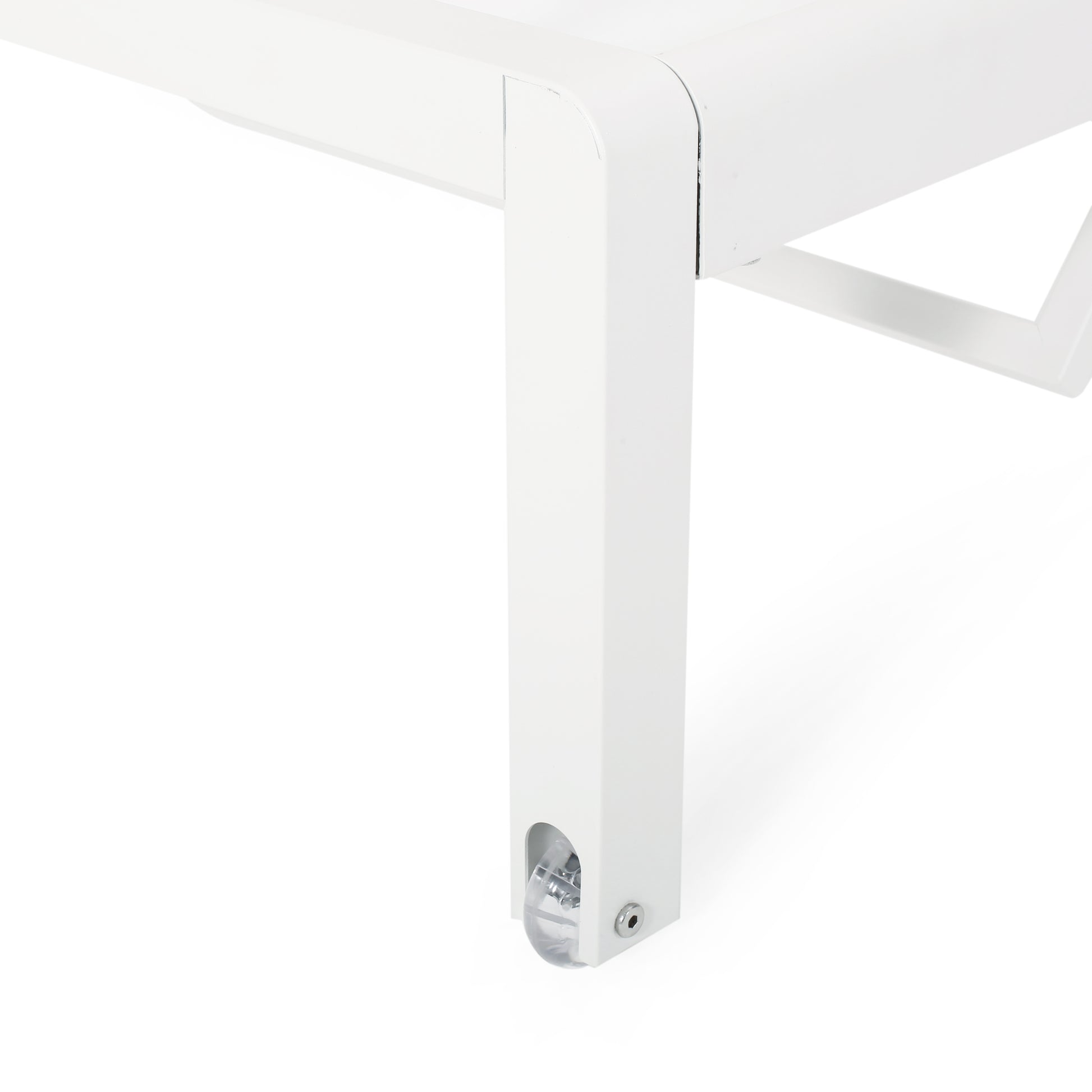 Cape Coral Kd Chaise Lounge Gry Mp2 Set Of 2 White Wood