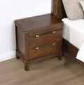 Milan Nightstand Dark Brown Dark Brown Wood