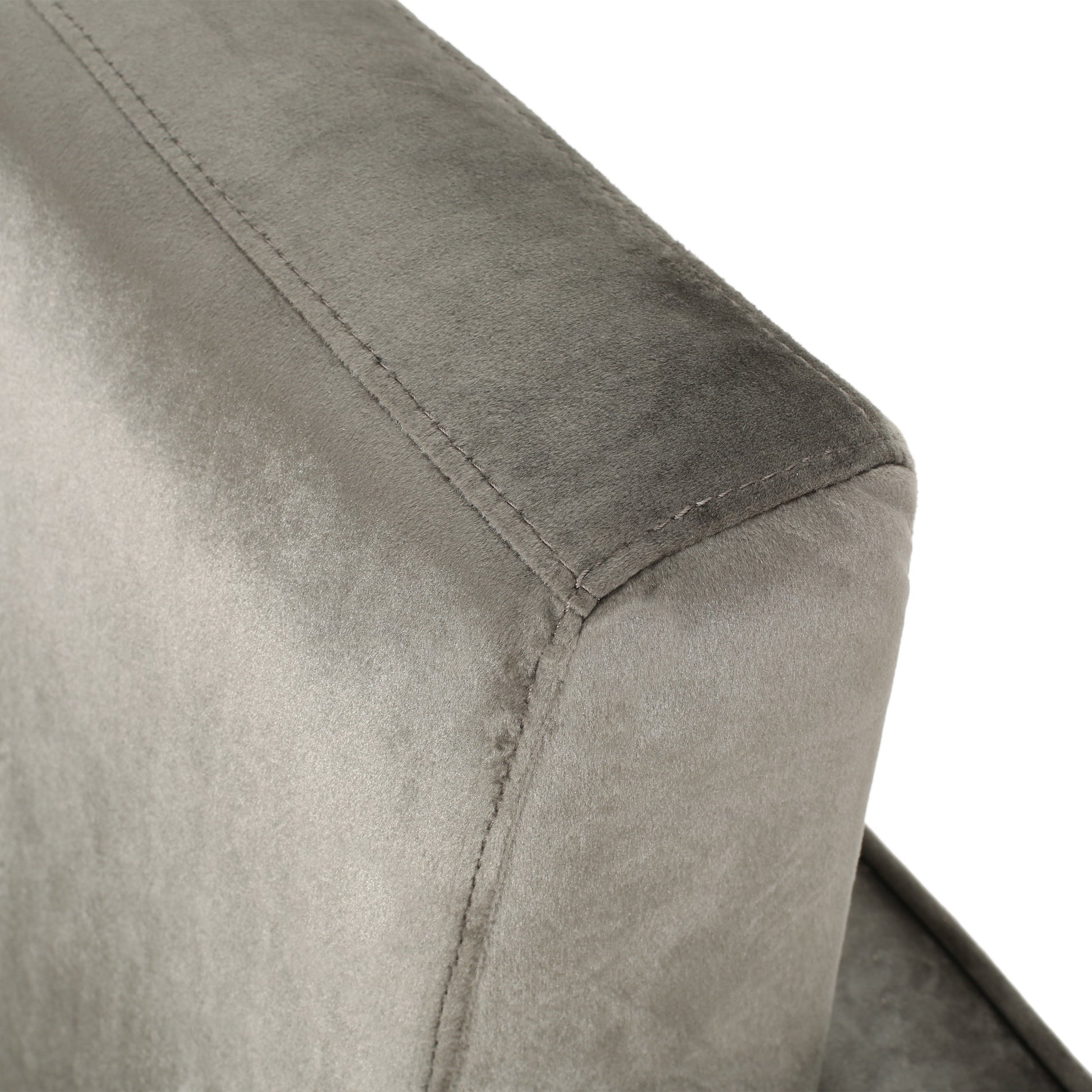 Arm Chair Grey Velvet