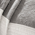 7 Piece Quilt Set With Euro Shams And Throw Pillows Black Full Queen Full Black Cotton