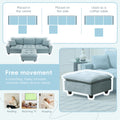 6006C Package Light Blue Suede 1 Seat