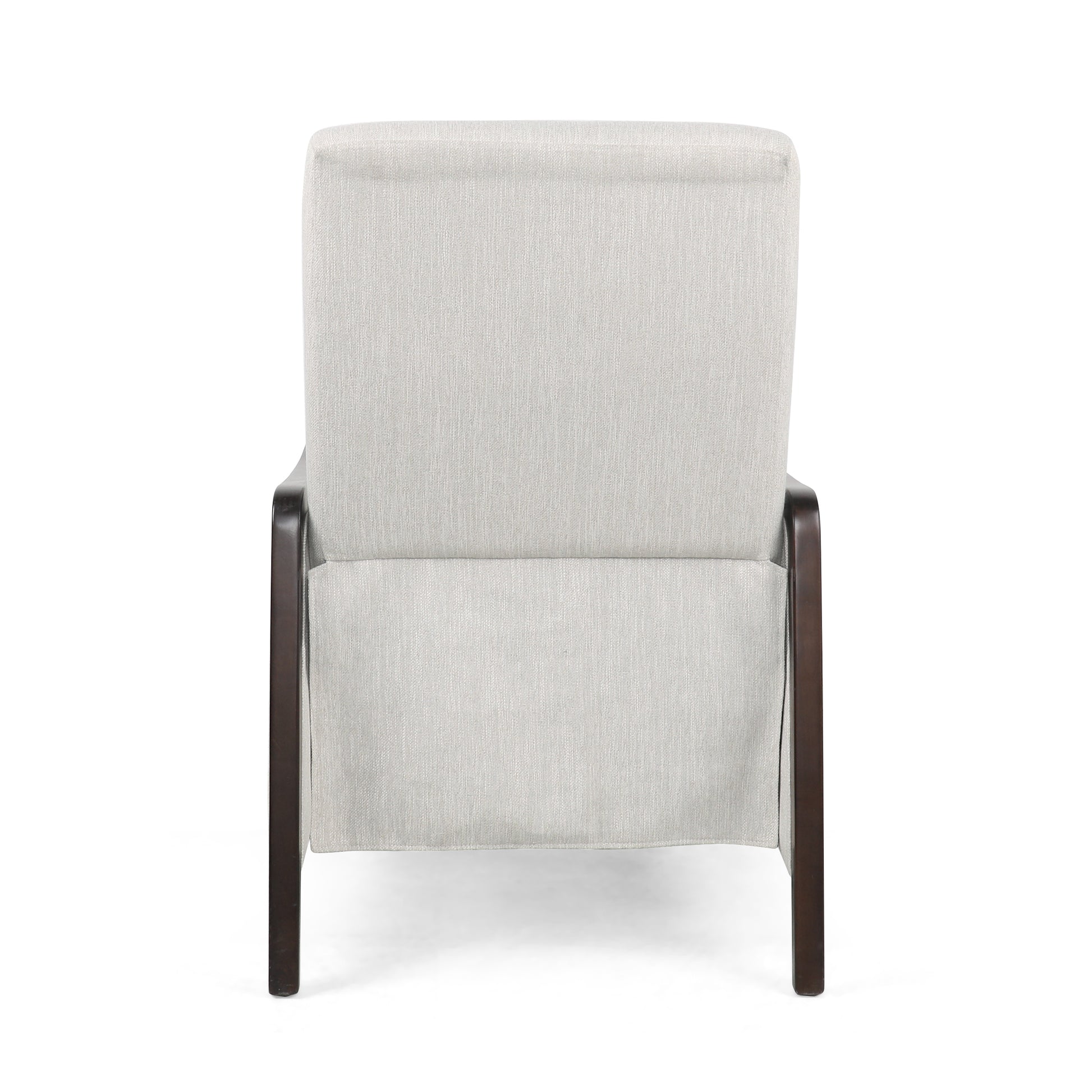Recliner Chair Beige Fabric