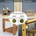 Acacia Wood Shoe Rack Bench Strong Weight Bearing Upto 200 Lbs Best Ideas For Entryway Frontdoor Bathroom, Natural Color. Acacia Wood Light Brown Primary Living Space American Design,American Traditional Acacia Acacia Wood